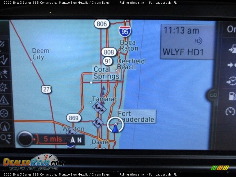 2010 BMW 3 Series 328i Convertible Monaco Blue Metallic / Cream Beige Photo #2