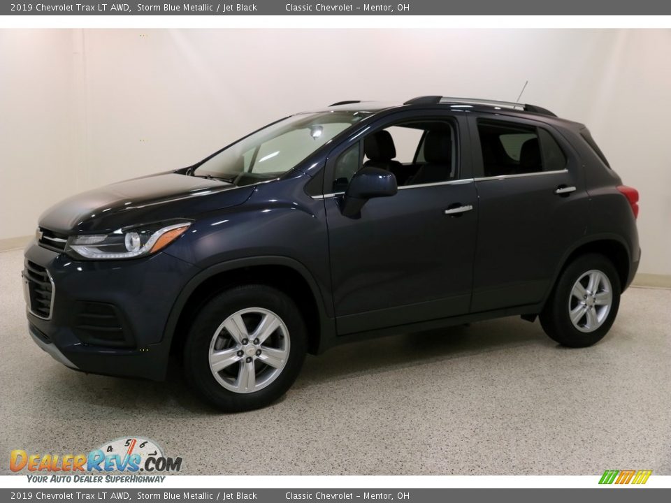 2019 Chevrolet Trax LT AWD Storm Blue Metallic / Jet Black Photo #3