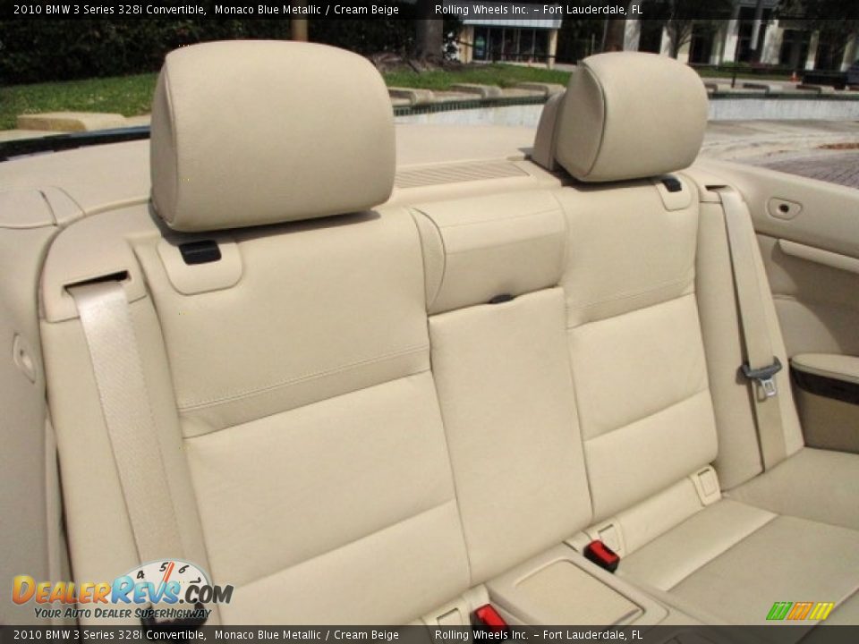 2010 BMW 3 Series 328i Convertible Monaco Blue Metallic / Cream Beige Photo #12