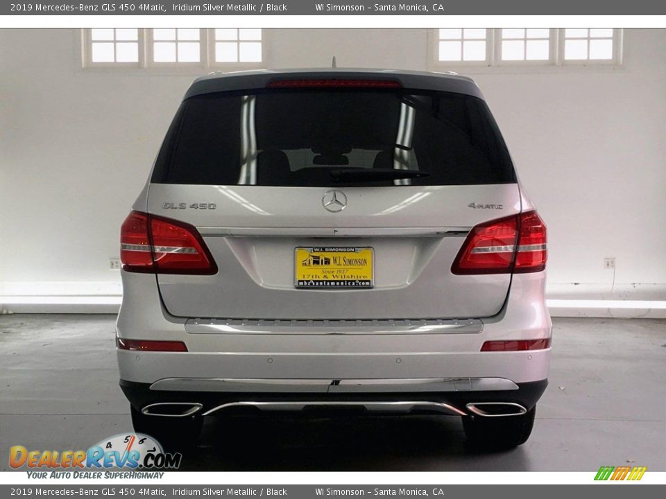 2019 Mercedes-Benz GLS 450 4Matic Iridium Silver Metallic / Black Photo #3