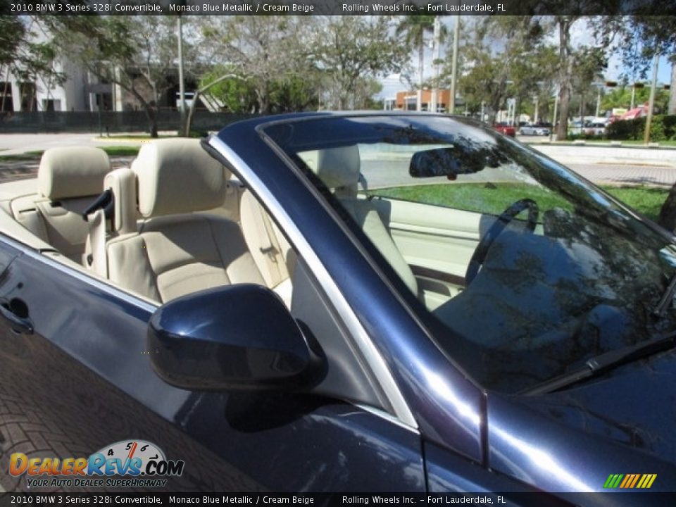 2010 BMW 3 Series 328i Convertible Monaco Blue Metallic / Cream Beige Photo #19
