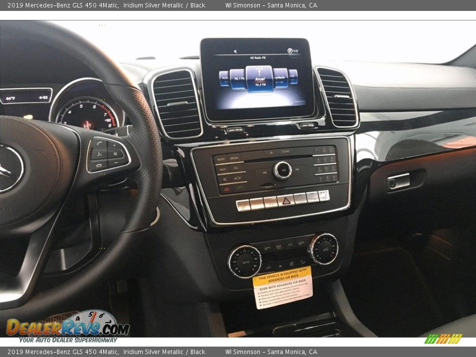 2019 Mercedes-Benz GLS 450 4Matic Iridium Silver Metallic / Black Photo #6