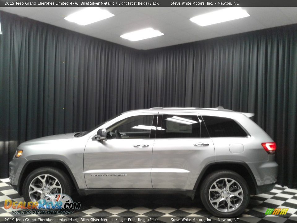 2019 Jeep Grand Cherokee Limited 4x4 Billet Silver Metallic / Light Frost Beige/Black Photo #1