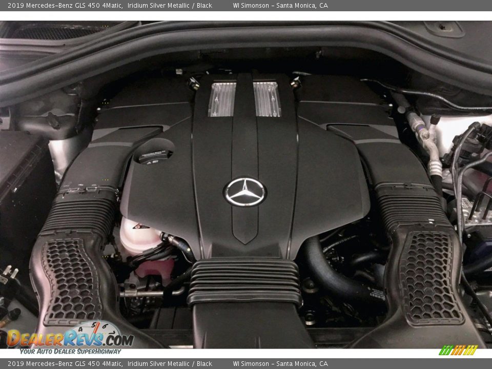 2019 Mercedes-Benz GLS 450 4Matic Iridium Silver Metallic / Black Photo #8