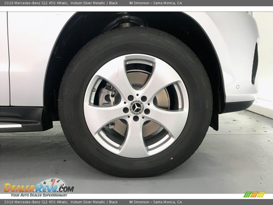 2019 Mercedes-Benz GLS 450 4Matic Iridium Silver Metallic / Black Photo #9