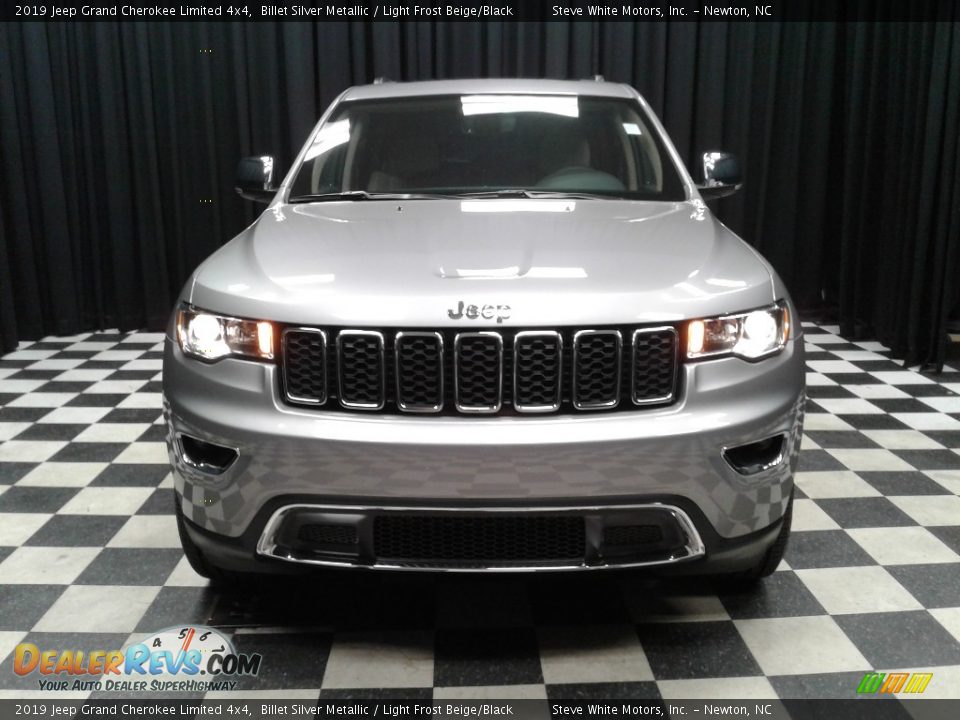 2019 Jeep Grand Cherokee Limited 4x4 Billet Silver Metallic / Light Frost Beige/Black Photo #3