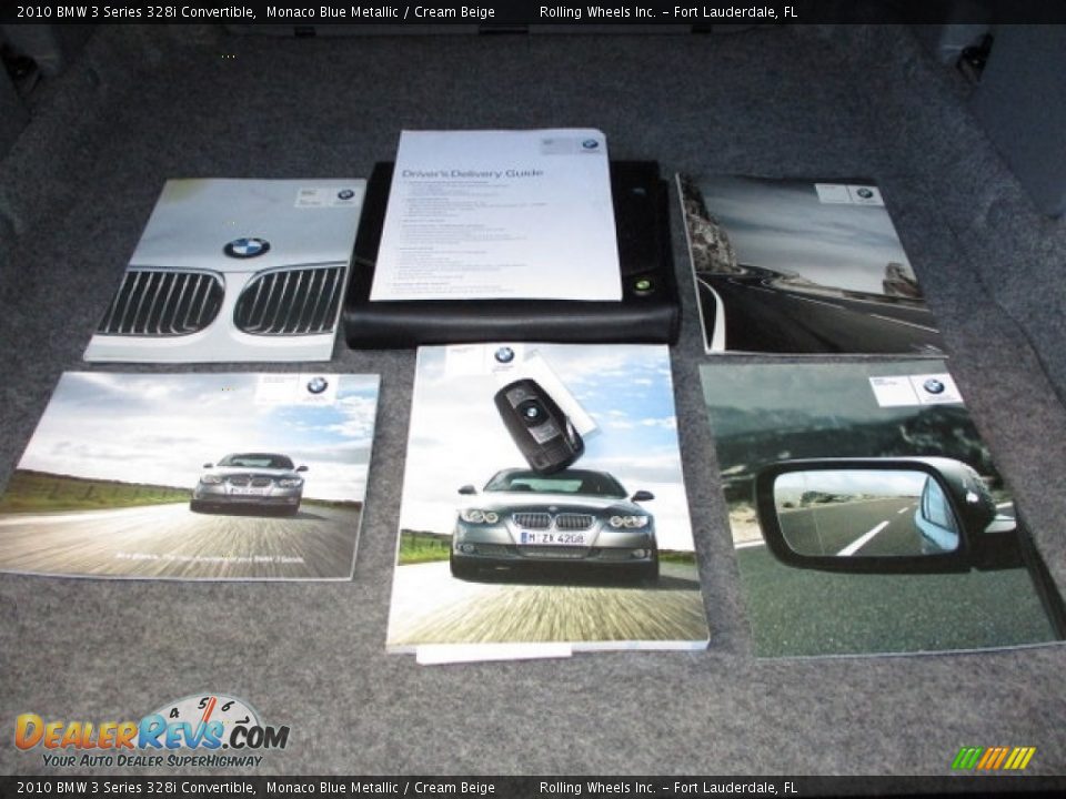 2010 BMW 3 Series 328i Convertible Monaco Blue Metallic / Cream Beige Photo #26