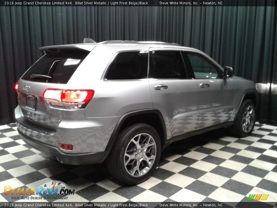 2019 Jeep Grand Cherokee Limited 4x4 Billet Silver Metallic / Light Frost Beige/Black Photo #6