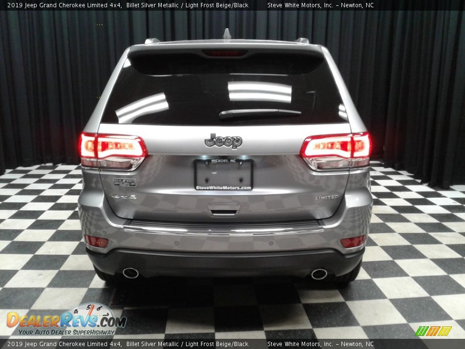 2019 Jeep Grand Cherokee Limited 4x4 Billet Silver Metallic / Light Frost Beige/Black Photo #7