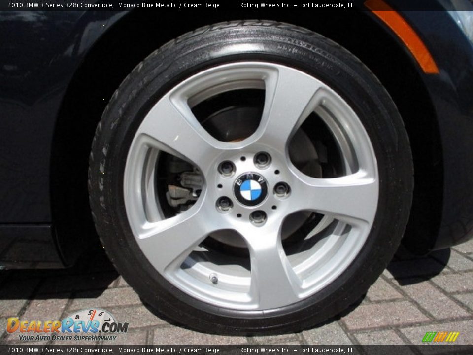 2010 BMW 3 Series 328i Convertible Monaco Blue Metallic / Cream Beige Photo #31