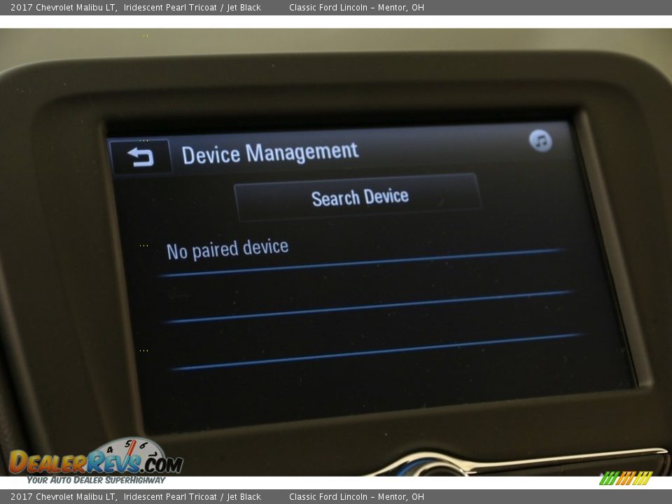 2017 Chevrolet Malibu LT Iridescent Pearl Tricoat / Jet Black Photo #12
