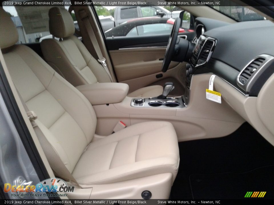 2019 Jeep Grand Cherokee Limited 4x4 Billet Silver Metallic / Light Frost Beige/Black Photo #16