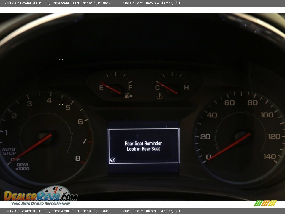 2017 Chevrolet Malibu LT Iridescent Pearl Tricoat / Jet Black Photo #24