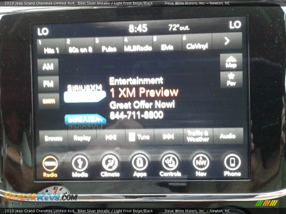 2019 Jeep Grand Cherokee Limited 4x4 Billet Silver Metallic / Light Frost Beige/Black Photo #20