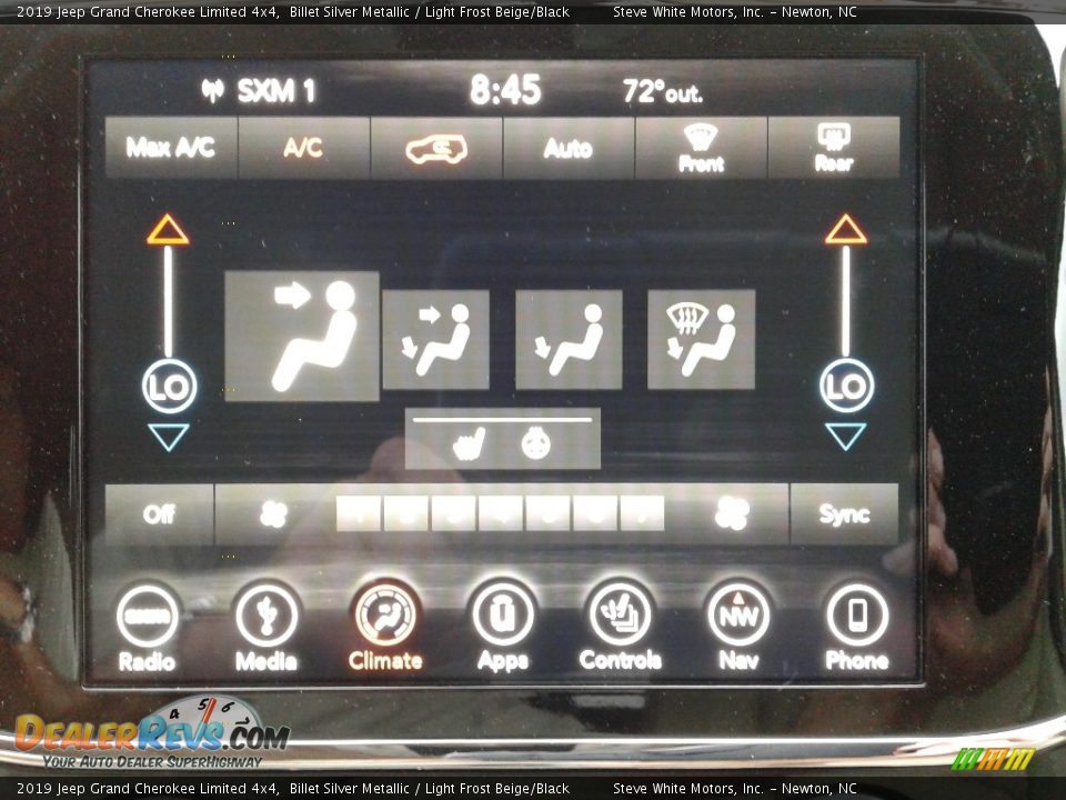 2019 Jeep Grand Cherokee Limited 4x4 Billet Silver Metallic / Light Frost Beige/Black Photo #22