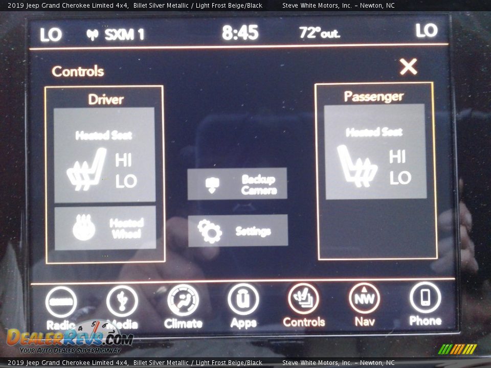2019 Jeep Grand Cherokee Limited 4x4 Billet Silver Metallic / Light Frost Beige/Black Photo #24