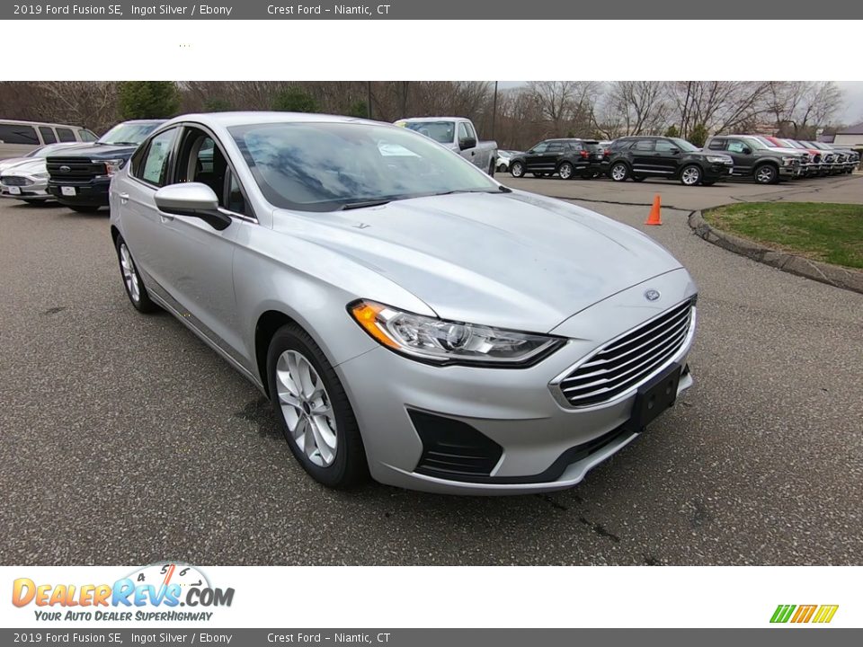 2019 Ford Fusion SE Ingot Silver / Ebony Photo #1