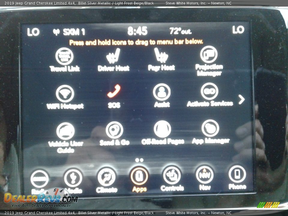 2019 Jeep Grand Cherokee Limited 4x4 Billet Silver Metallic / Light Frost Beige/Black Photo #25