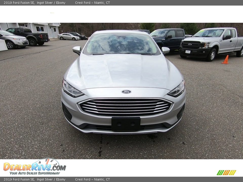 2019 Ford Fusion SE Ingot Silver / Ebony Photo #2