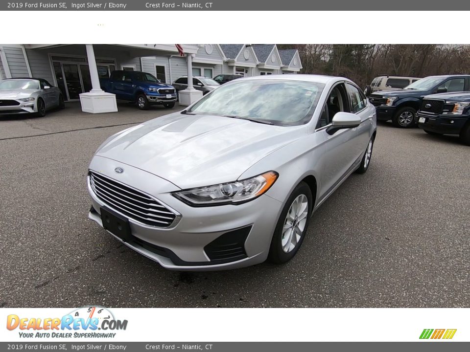 2019 Ford Fusion SE Ingot Silver / Ebony Photo #3