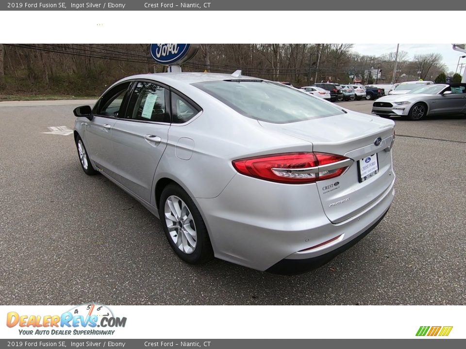 2019 Ford Fusion SE Ingot Silver / Ebony Photo #5