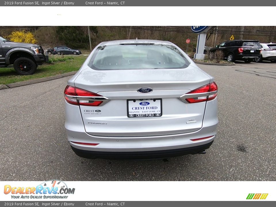 2019 Ford Fusion SE Ingot Silver / Ebony Photo #6