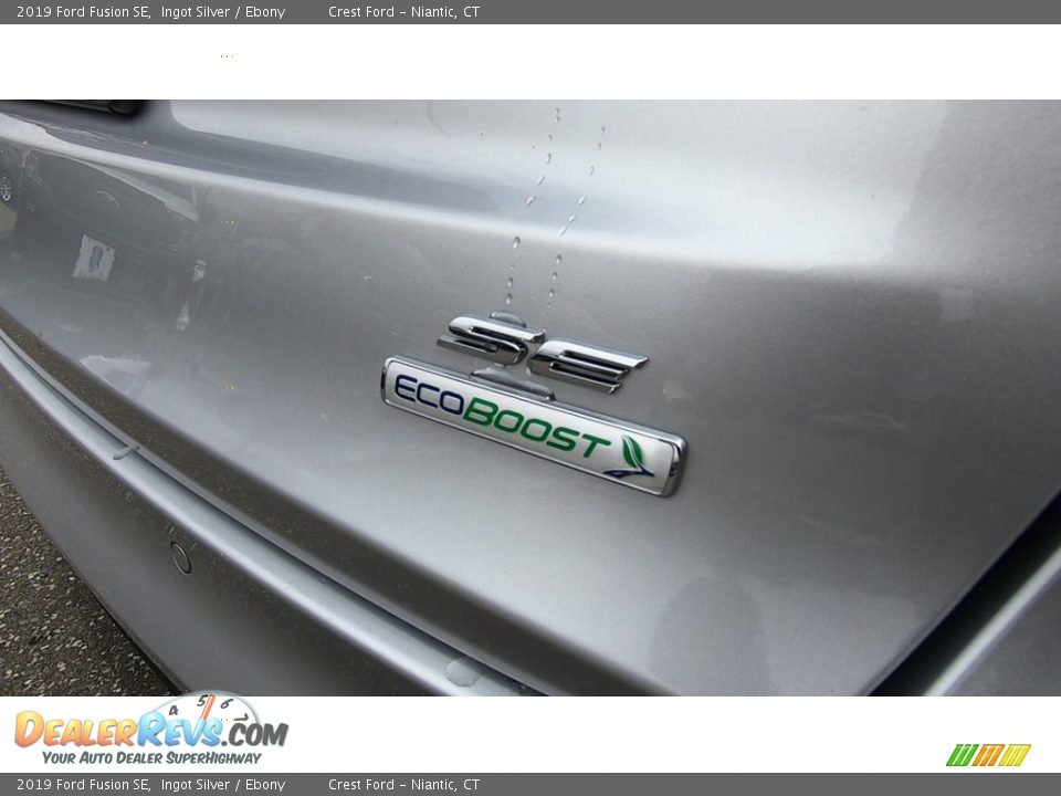 2019 Ford Fusion SE Ingot Silver / Ebony Photo #9
