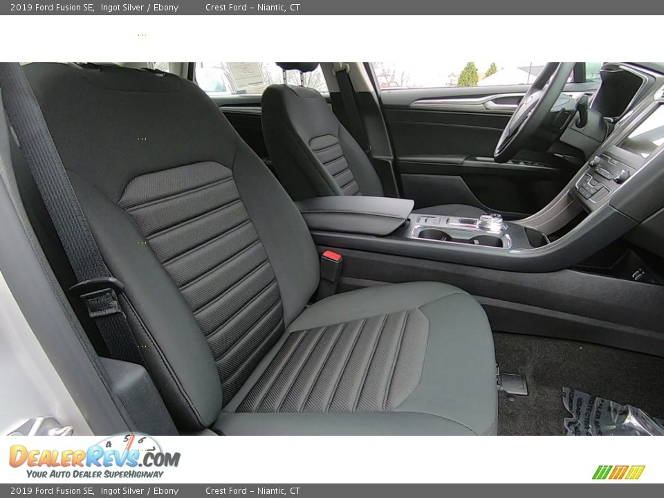 2019 Ford Fusion SE Ingot Silver / Ebony Photo #24