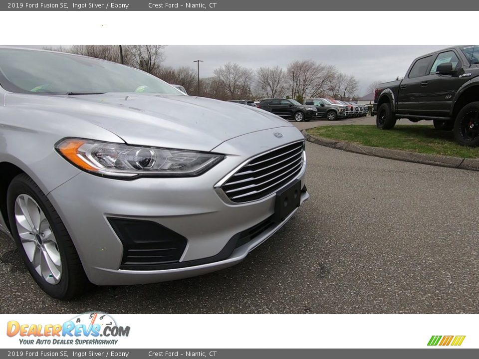 2019 Ford Fusion SE Ingot Silver / Ebony Photo #27