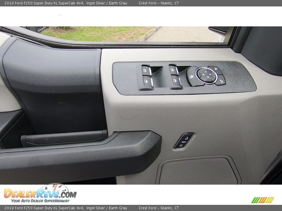 2019 Ford F250 Super Duty XL SuperCab 4x4 Ingot Silver / Earth Gray Photo #12