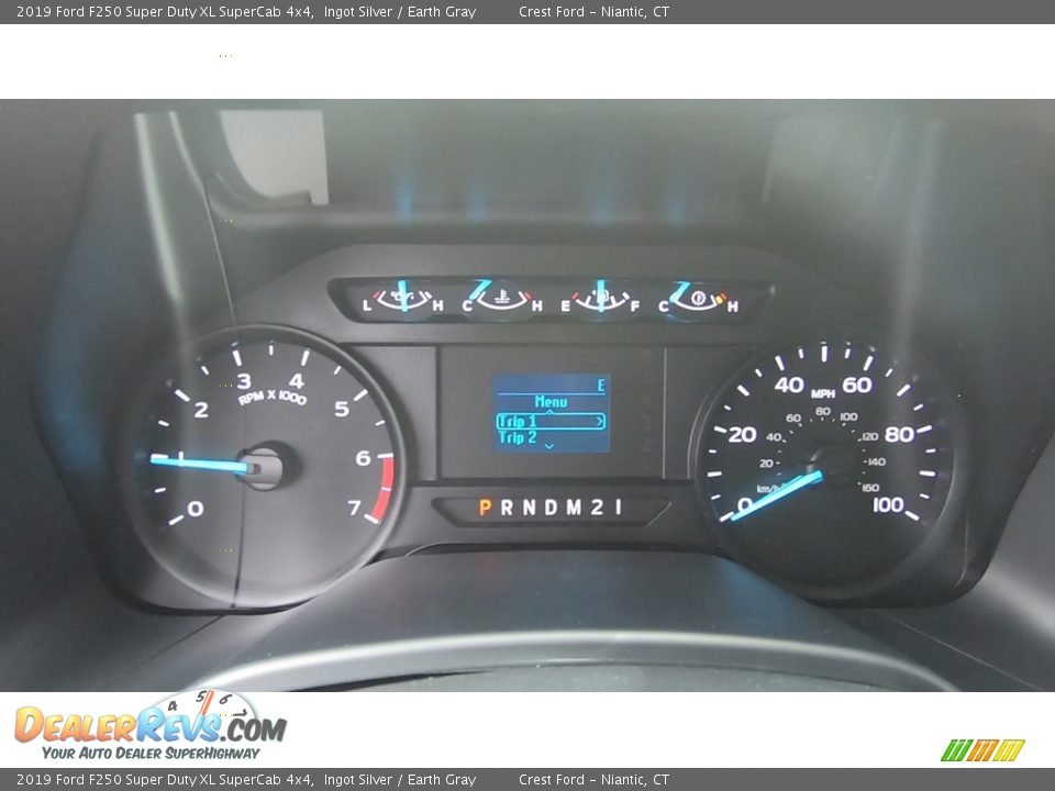 2019 Ford F250 Super Duty XL SuperCab 4x4 Ingot Silver / Earth Gray Photo #13