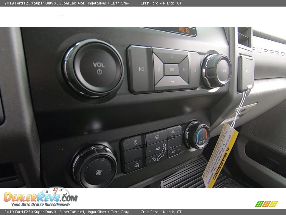2019 Ford F250 Super Duty XL SuperCab 4x4 Ingot Silver / Earth Gray Photo #15