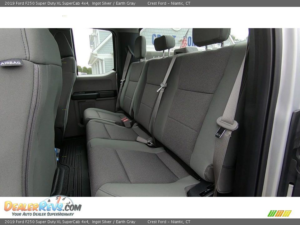 2019 Ford F250 Super Duty XL SuperCab 4x4 Ingot Silver / Earth Gray Photo #17