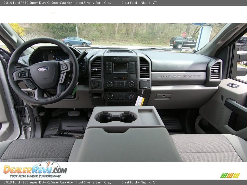 2019 Ford F250 Super Duty XL SuperCab 4x4 Ingot Silver / Earth Gray Photo #18