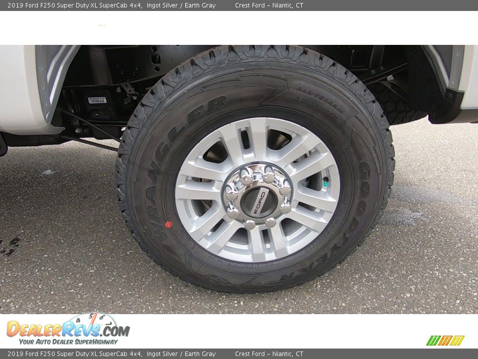 2019 Ford F250 Super Duty XL SuperCab 4x4 Ingot Silver / Earth Gray Photo #19