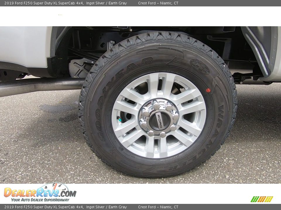 2019 Ford F250 Super Duty XL SuperCab 4x4 Ingot Silver / Earth Gray Photo #21