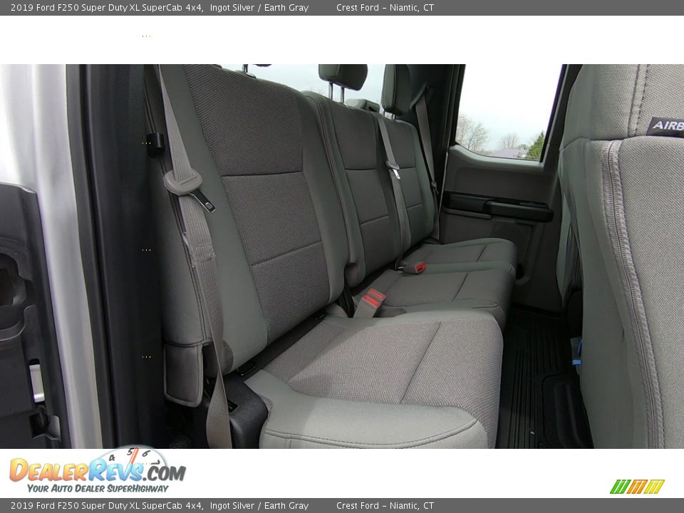 2019 Ford F250 Super Duty XL SuperCab 4x4 Ingot Silver / Earth Gray Photo #22