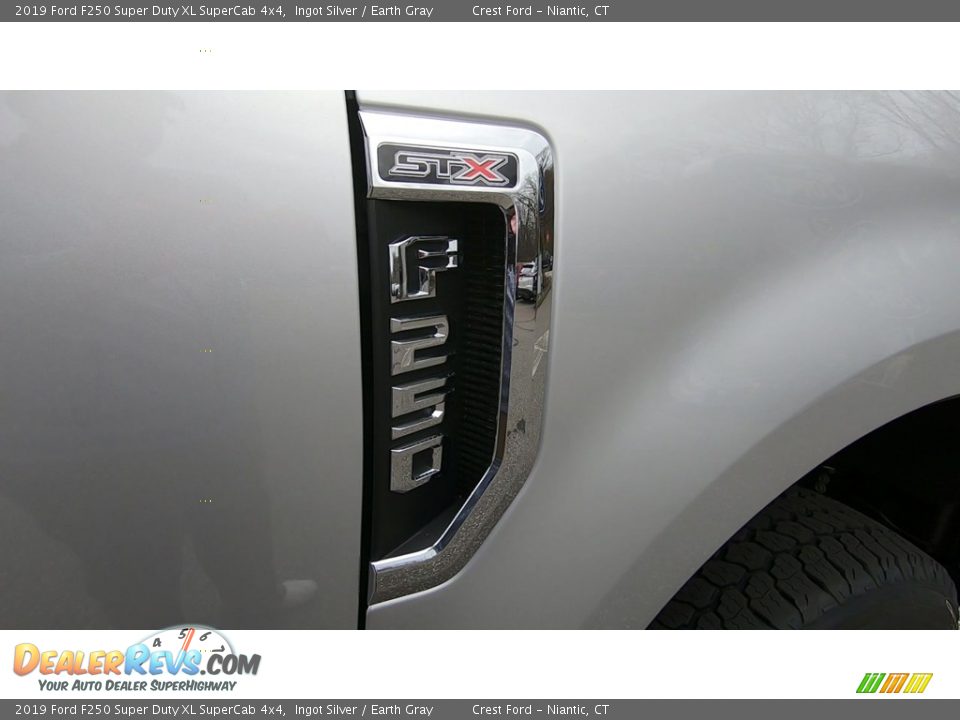 2019 Ford F250 Super Duty XL SuperCab 4x4 Ingot Silver / Earth Gray Photo #25