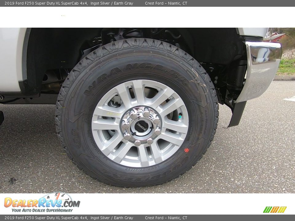 2019 Ford F250 Super Duty XL SuperCab 4x4 Ingot Silver / Earth Gray Photo #26