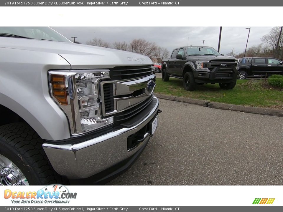 2019 Ford F250 Super Duty XL SuperCab 4x4 Ingot Silver / Earth Gray Photo #27