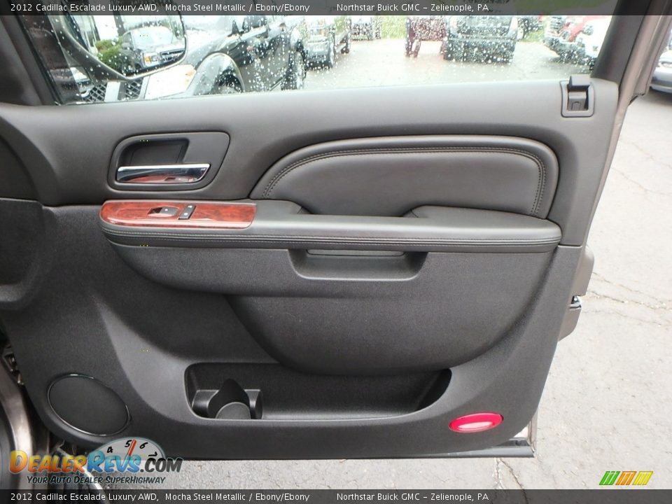 2012 Cadillac Escalade Luxury AWD Mocha Steel Metallic / Ebony/Ebony Photo #5