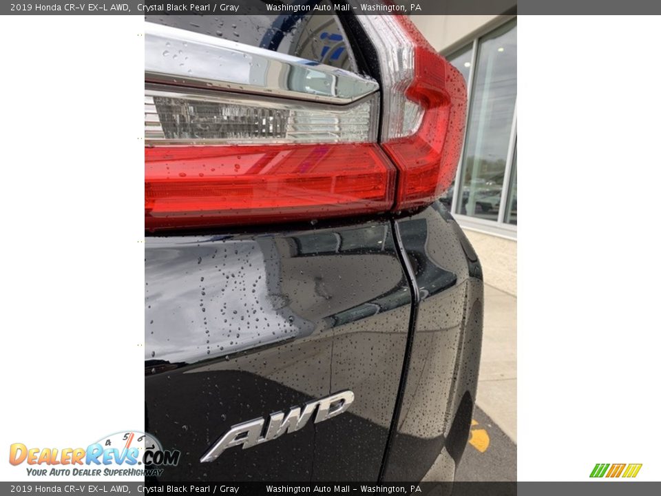 2019 Honda CR-V EX-L AWD Crystal Black Pearl / Gray Photo #23