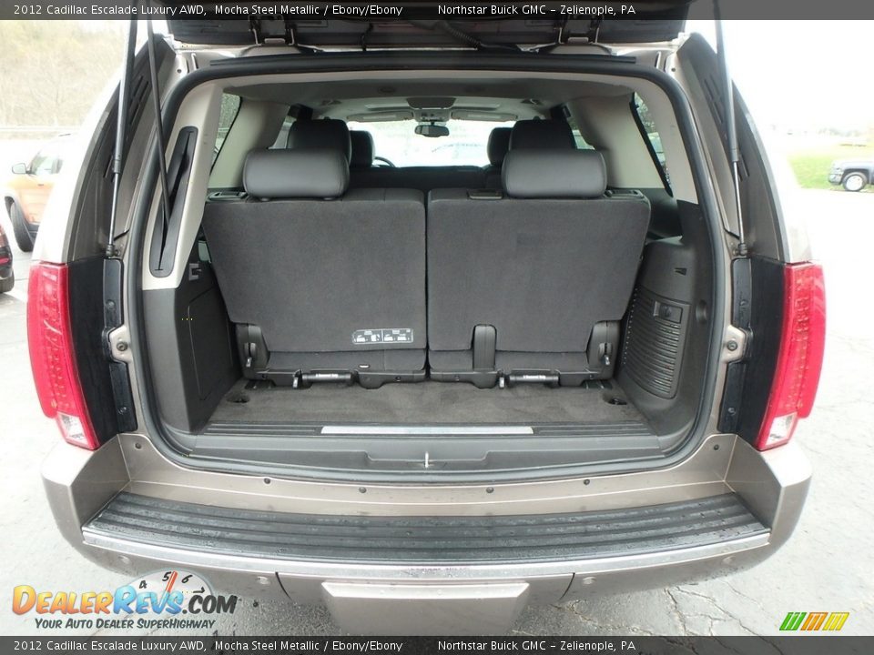 2012 Cadillac Escalade Luxury AWD Mocha Steel Metallic / Ebony/Ebony Photo #8