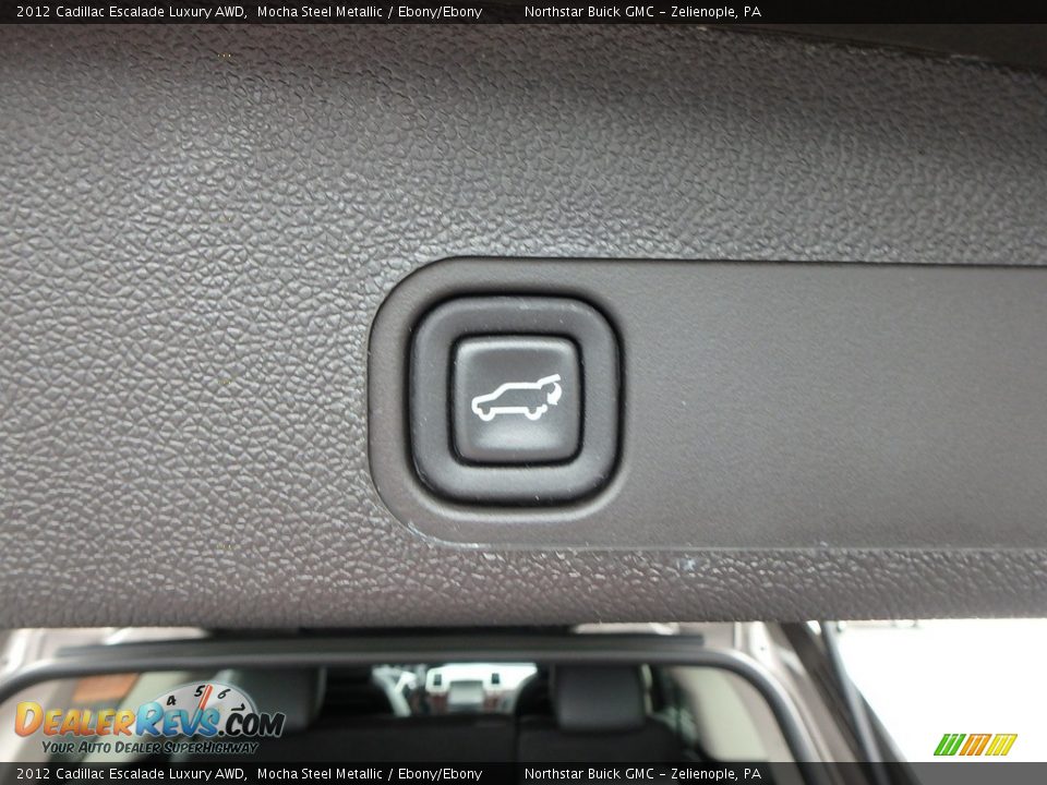 2012 Cadillac Escalade Luxury AWD Mocha Steel Metallic / Ebony/Ebony Photo #10