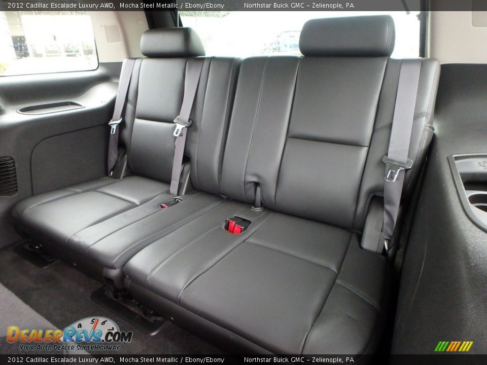 2012 Cadillac Escalade Luxury AWD Mocha Steel Metallic / Ebony/Ebony Photo #16