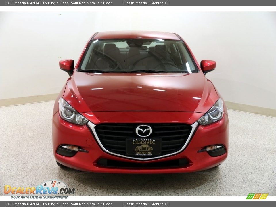 2017 Mazda MAZDA3 Touring 4 Door Soul Red Metallic / Black Photo #2