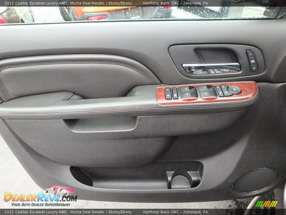 2012 Cadillac Escalade Luxury AWD Mocha Steel Metallic / Ebony/Ebony Photo #20