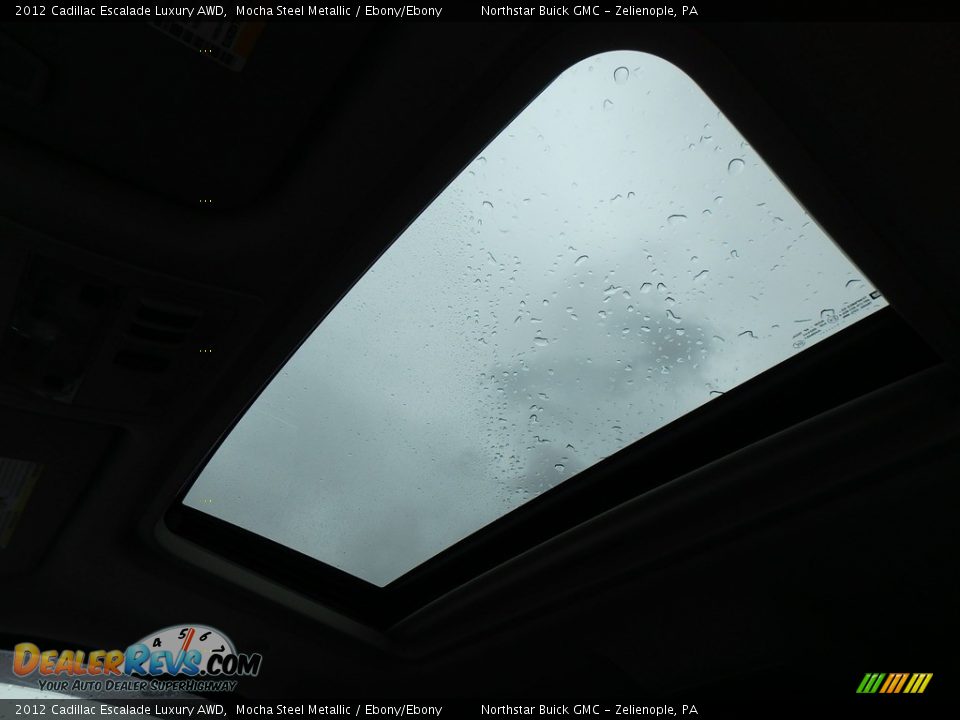 2012 Cadillac Escalade Luxury AWD Mocha Steel Metallic / Ebony/Ebony Photo #22