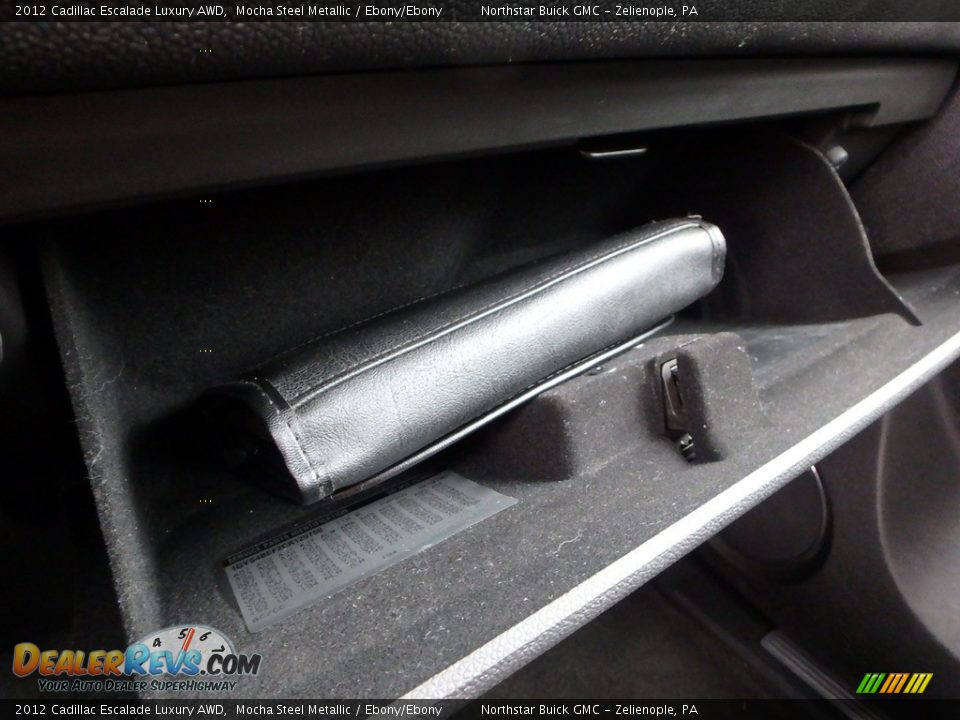 2012 Cadillac Escalade Luxury AWD Mocha Steel Metallic / Ebony/Ebony Photo #29