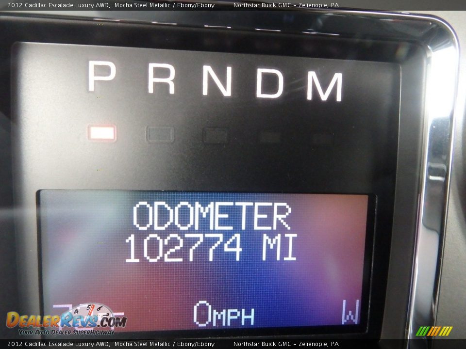 2012 Cadillac Escalade Luxury AWD Mocha Steel Metallic / Ebony/Ebony Photo #30